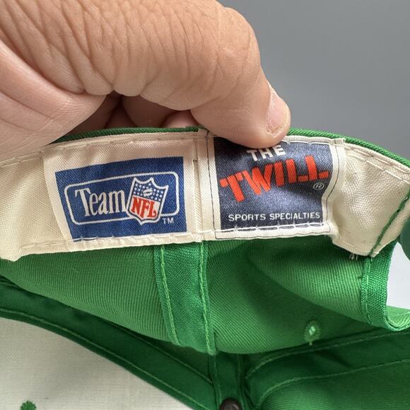 Vintage 90s Philadelphia Eagles Snapback Hat Sports Specialties Script - Picture 7 of 8